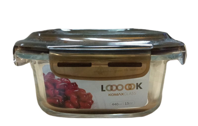 Komax Glass Look Square 440Ml