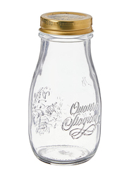 Bormioli Rocco 400ml Quattro Stagioni Bottle, Clear/Gold