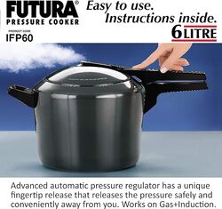 Hawkins Futura Pressure Cooker 6 Ltr Ind.