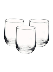 Bormioli Rocco 270ml 3-Piece Loto Water Glass Set, Clear