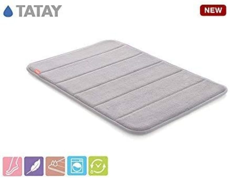 Tatay Bath Mat Nuvola Grey