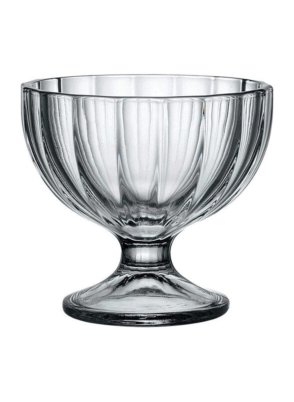 

Bormioli Rocco 260ml Alaska Glass Round Ice Cream Cup, Clear