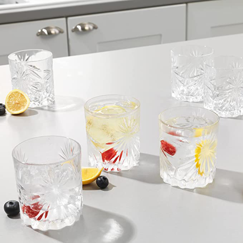 Rcr 320ml 6-Piece Oasis DOF Tumbler Set, Clear