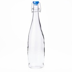 Borgonovo Indro Bottle with Blue Lid 1 L