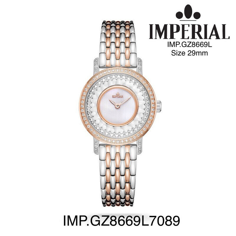 

Imperial Watches 2 Tone Rose Gold White MOP Dial