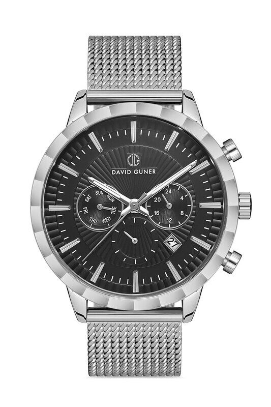 

DAVID GUNER WATCH Silver Black