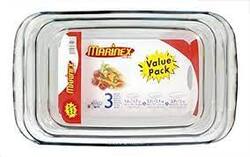 Marinex Value Pack Rect Baking Dish set 3pc