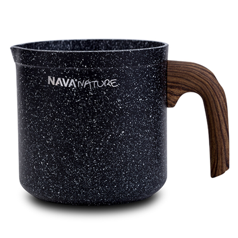 

Nava Milk pot Nature with nonstick stone coating 11cm