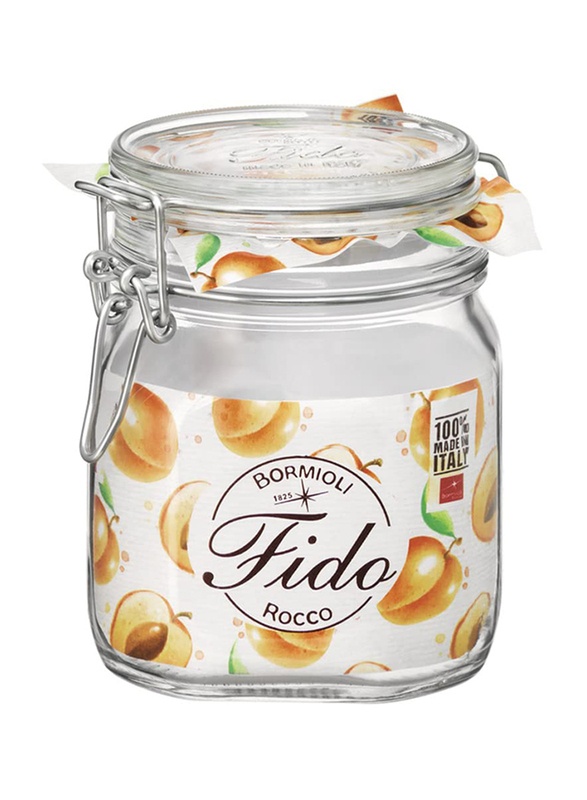 Bormioli Rocco Fido Clip Jar, 75ml, Clear