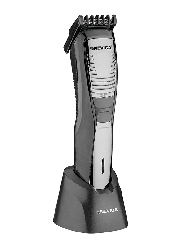 Nevica Waterproof Rechargeable Hair Trimmer, Black/Grey
