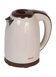 Nevica 1.7L Automatic Cordless Electric Kettle, 1850W, NV-354CK, Beige