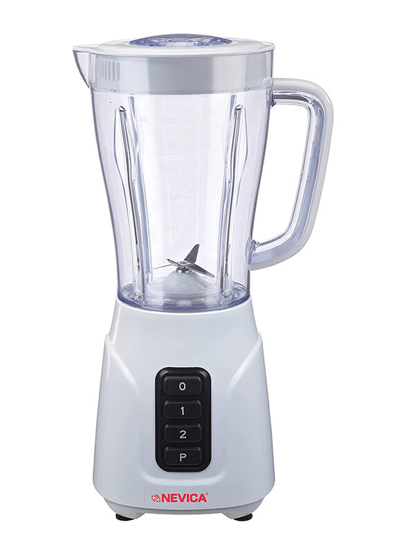 

Nevica 2 in 1 Stand Blender with Dry Grinder, 500W, NV-644BG, White