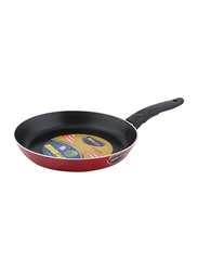 Nirlep 24cm Sakhi Non-Stick Dura Pan, 51x25.5x51 cm, Red/Black