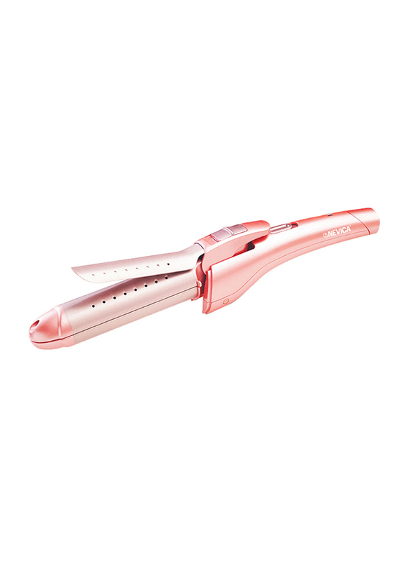 Nevica 2 in 1 Hair Straightener & Curler with 2 Temperature Settings, Pink