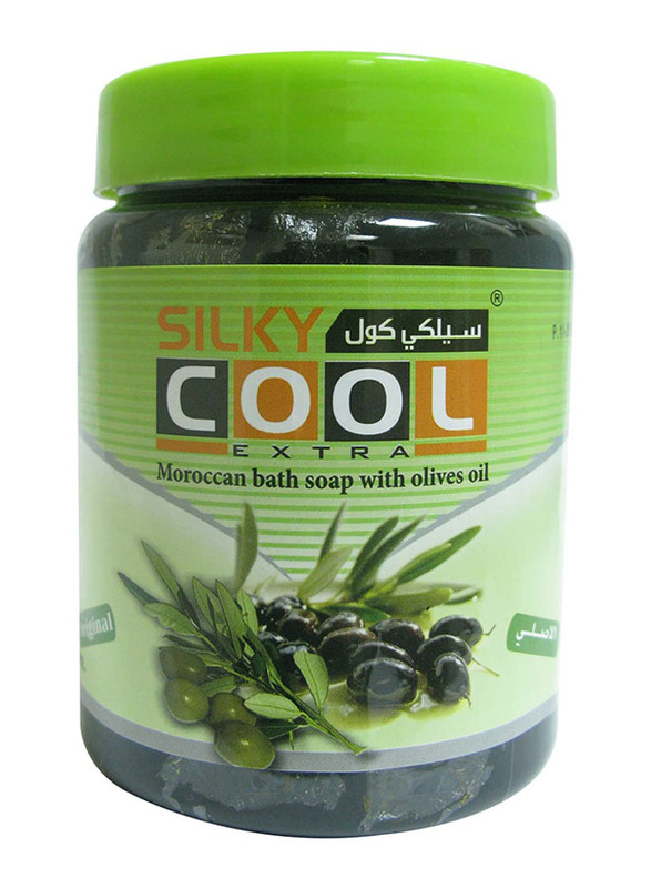 Silky Cool Moroccan with Olive Oil Black Soap, One Size