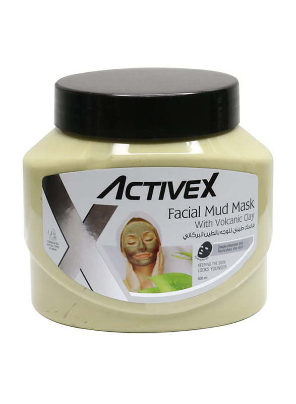 ActiveX Facial Mud Mask with Volcanic Clay, 500ml