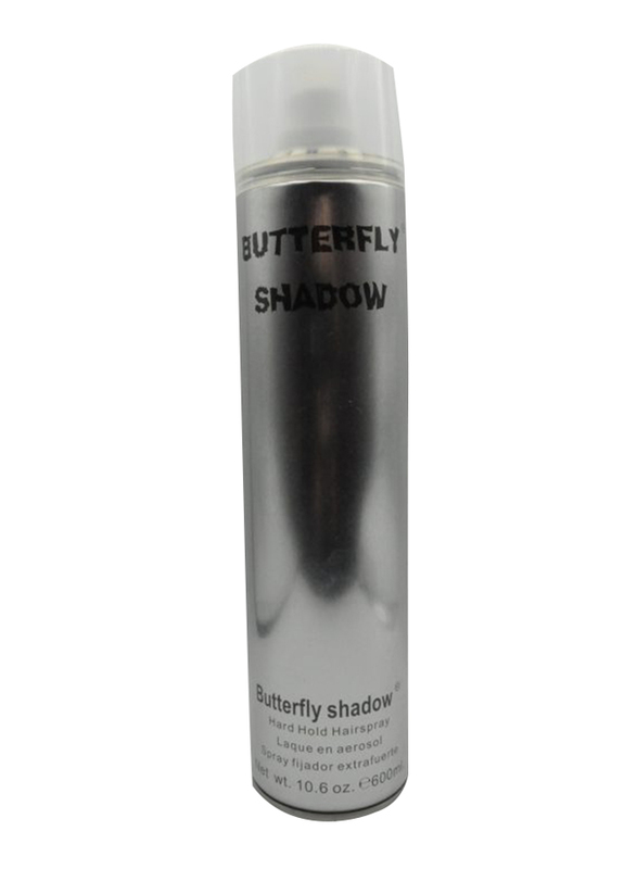 Butterfly Shadow Hard Hold Hair Spray for All Hair Types, 600ml