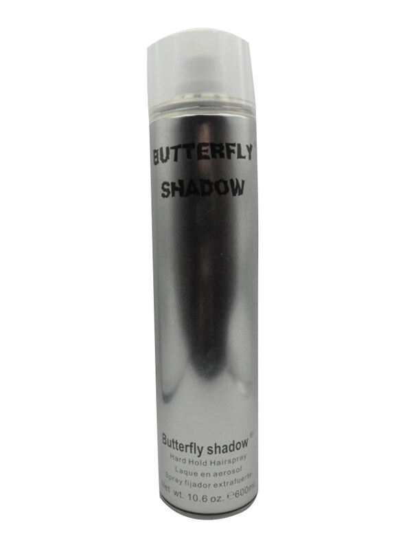 

Butterfly Shadow Hard Hold Hair Spray for All Hair Types, 600ml