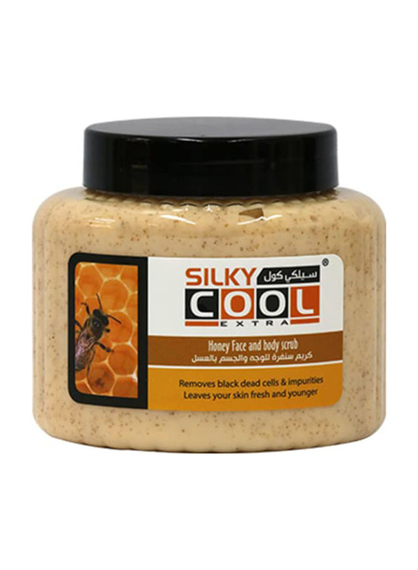 Silky Cool Face and Body Honey Scrub, 500ml