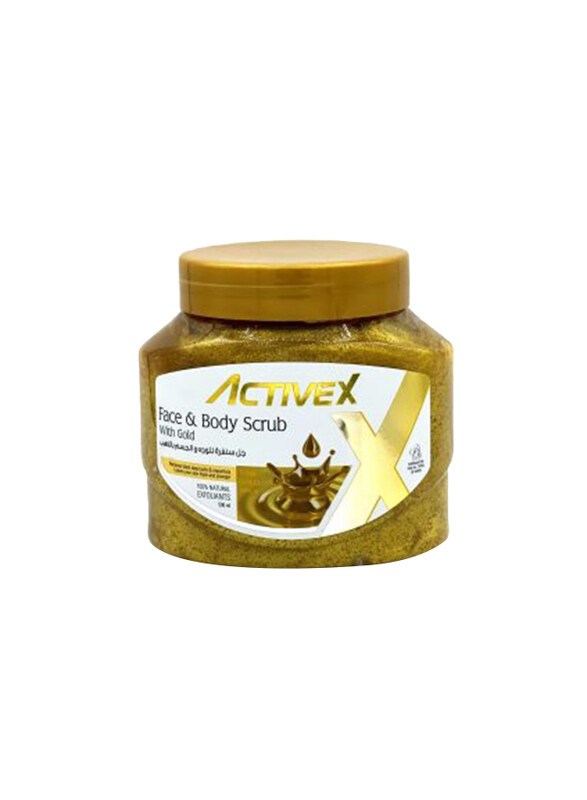 

ActiveX Face & Body Scrub with Gold, 500ml