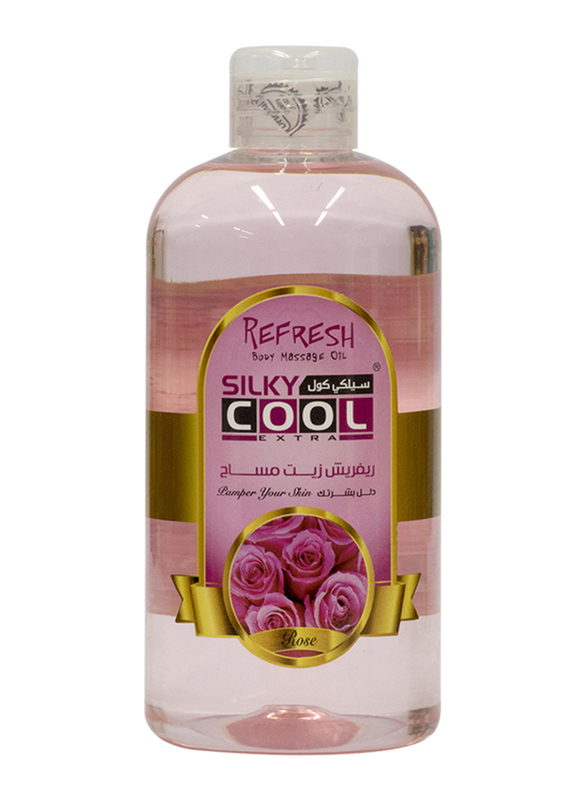 Silky Cool Massage Oil with Rose, 500ml