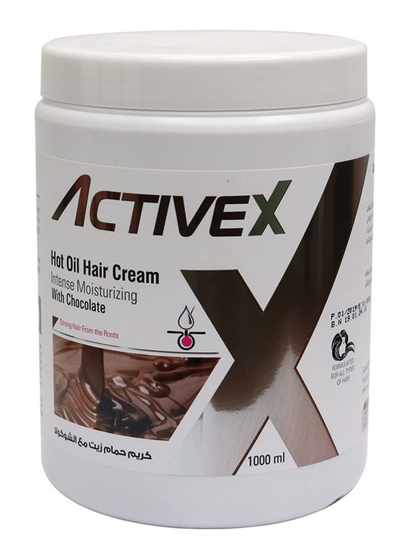 ActiveX Intense Moisturizing Hot Oil Hair Cream with Chocolate, 1000ml