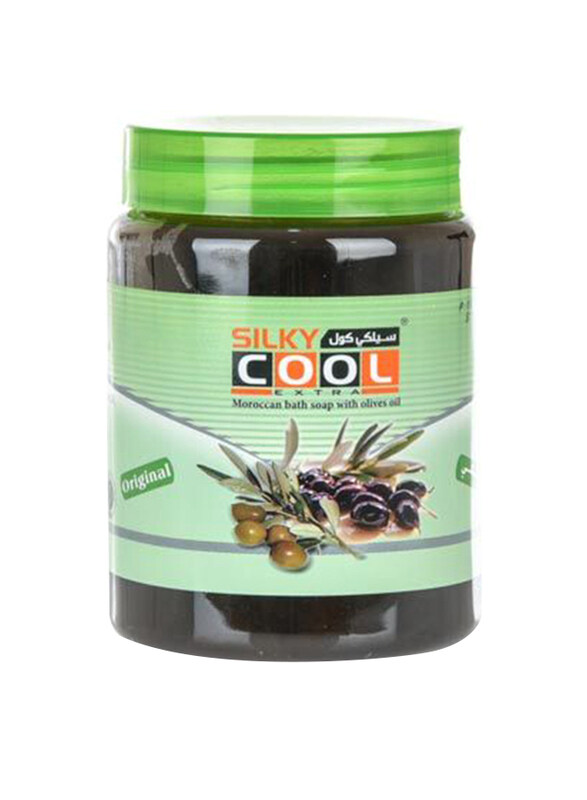 

Silky Cool Moroccan with Olive Oil Black Soap, One Size