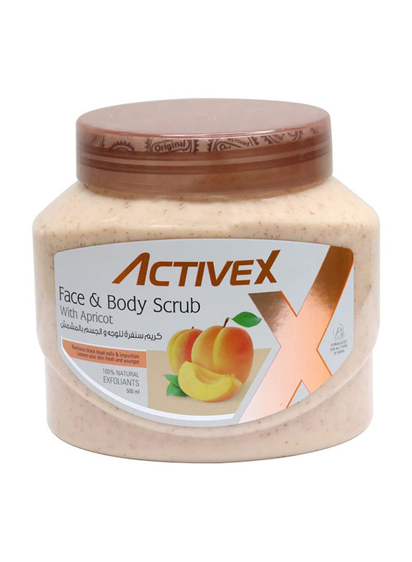 ActiveX Face & Body Apricot Scrub, 500ml