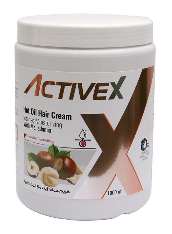 

ActiveX Intense Moisturizing Hot Oil Hair Cream with Macadamia, 1000ml