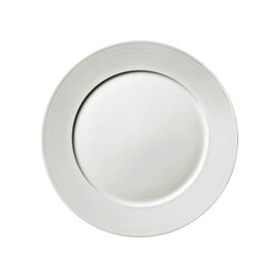 BARALEE WISH WHITE FLAT PLATE, 092011A, 19 CM (7 1/2")