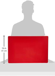Kitchen Master Plastic Cutting Board, 60x40x2cm, CNCB14, Red