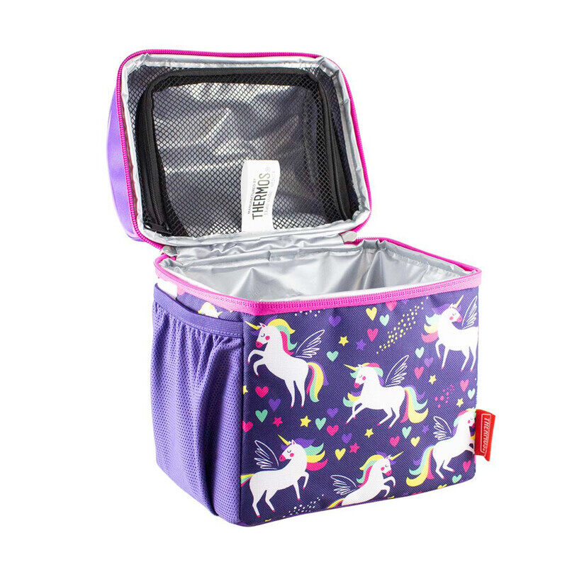 THERMOS STANDARD POP TOP REUSABLE LUNCH BAG  UNICORNS, N112289, INSULATED TRAVEL BAG, LUNCH INSULATED TRAVEL BAG, INSULATED INSULATED TRAVEL BAG