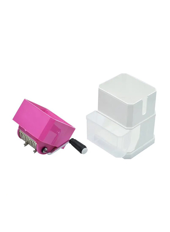 Action Steel Vegetable & Dry Fruit Cutter, Pink/White
