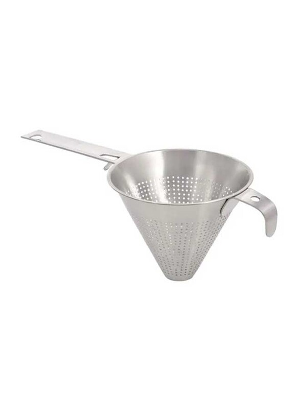 Raj 20cm Stainless Steel Conical Strainer, SCS010, Silver