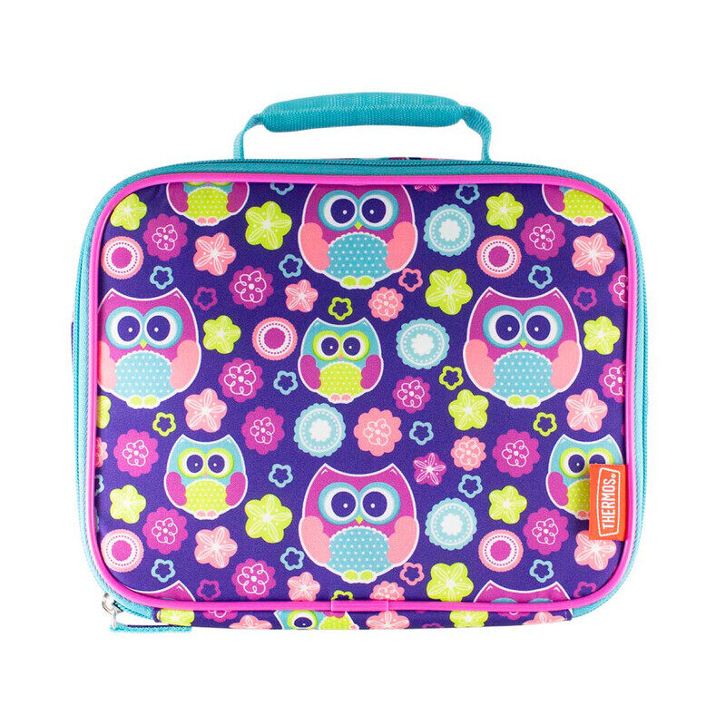 THERMOS STANDARD REUSABLE LUNCH BAG  OWLS, N112065, INSULATED TRAVEL BAG, LUNCH INSULATED TRAVEL BAG, INSULATED INSULATED TRAVEL BAG