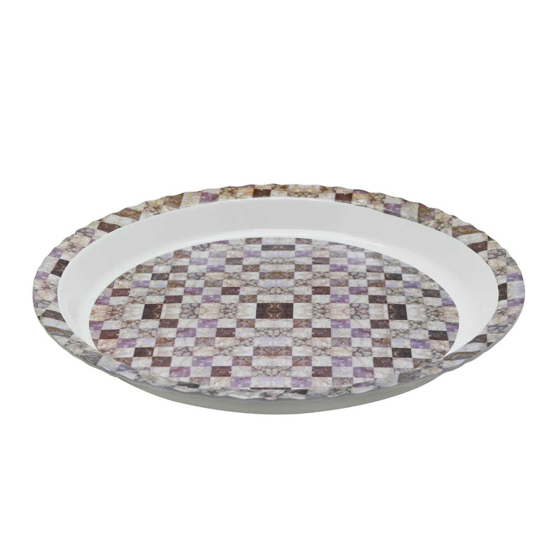 DINELITE BY RK ROUND THAL SMALL MARBAL MOSAIC, DLP2084MRM, 40CM