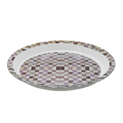 DINELITE BY RK ROUND THAL SMALL MARBAL MOSAIC, DLP2084MRM, 40CM