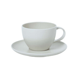 BARALEE LIGHT GREY COUPE SAUCER 16 CM (6 1/4")