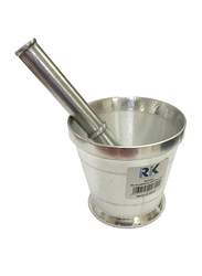 RK 8.5cm Aluminium Mortar and Pestle, Silver