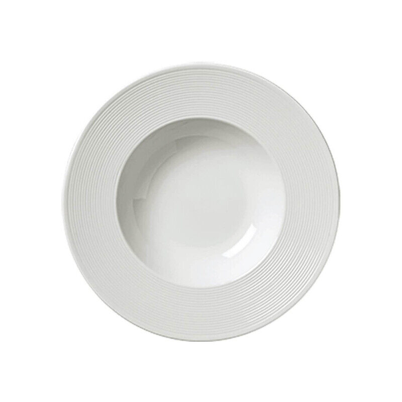 BARALEE WISH WHITE DEEP PLATE, 092171A, 23 CM (9")