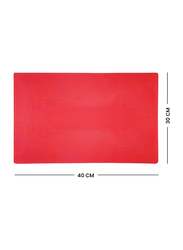 Kitchen Master Plastic Cutting Board, 40x30x2cm, CNCB08, Red