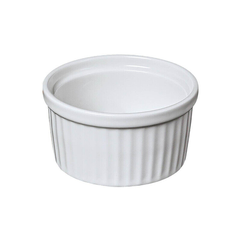 BARALEE SIMPLE PLUS WHITE RAMEKIN, 091564A, 9 CM