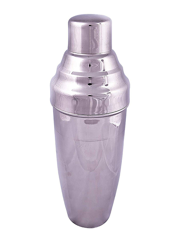 Raj 0.5 Ltr Stainless Steel Cocktail Shaker Dlx, CSD0.5, Silver