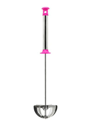Action 30cm Stainless Steel Skimmer, Silver/Pink