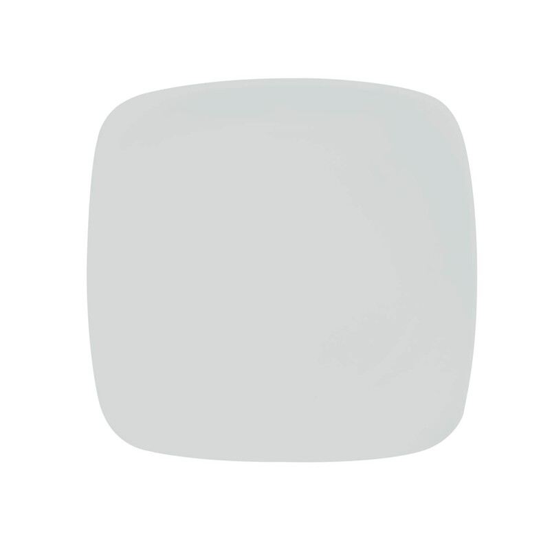 BARALEE SIMPLE PLUS WHITE SQUARE PLATE, 091101A, 16 CM (6 1/4")