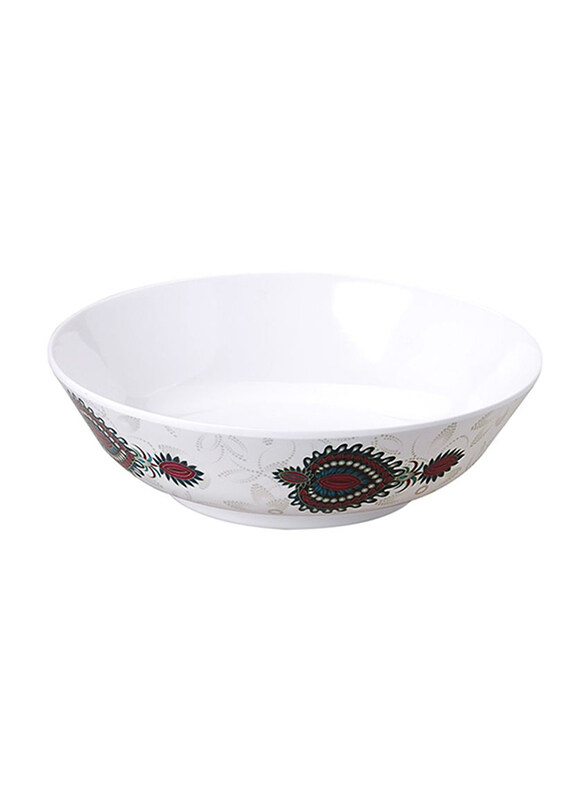 

Dinewell 21cm Melamine Jewels Serving Bowl, DWC2081JW, White