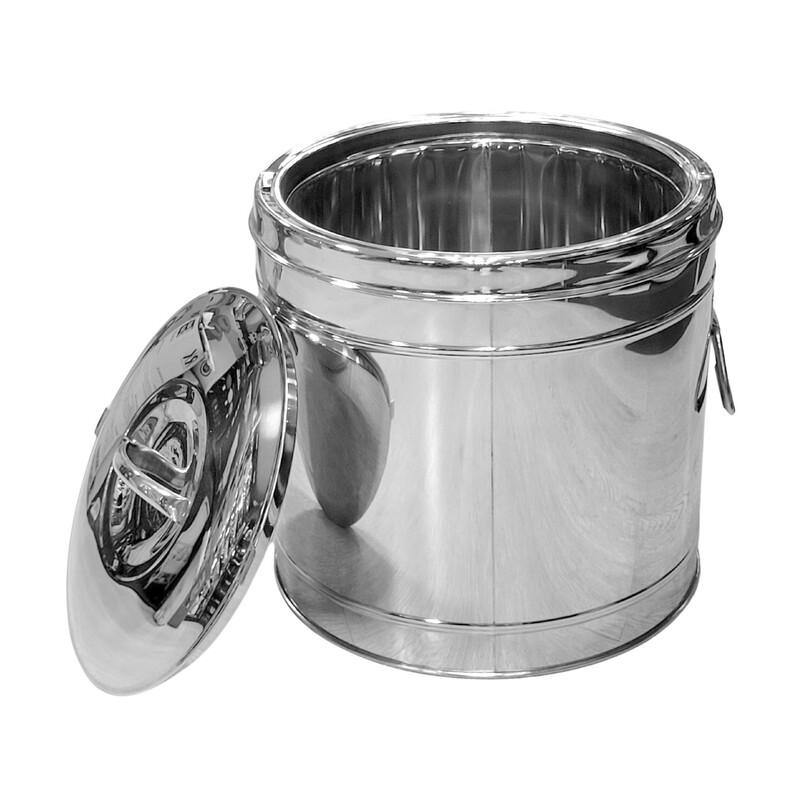 VINOD INSULATED FOOD STORAGE CONTAINERS 20 LTR, SILVER, TUC020, Thermal Serving Bowl, Keeps Food Hot & Cold for Long Hours.