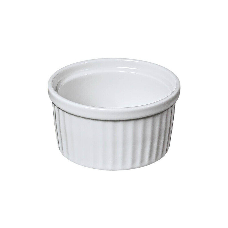 BARALEE SIMPLE PLUS WHITE RAMEKIN, 091563A, 8 CM