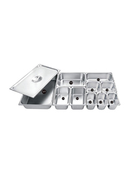 Raj 1/3x6.5cm Stainless Steel Gastronorm Pan, CS5730, Silver, 32.5x17.6x6.5cm