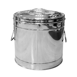 VINOD INSULATED FOOD STORAGE CONTAINERS 20 LTR, SILVER, TUC020, Thermal Serving Bowl, Keeps Food Hot & Cold for Long Hours.